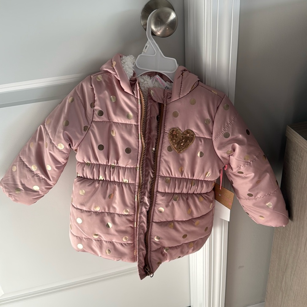 Young Hearts Toddler Coat NWT